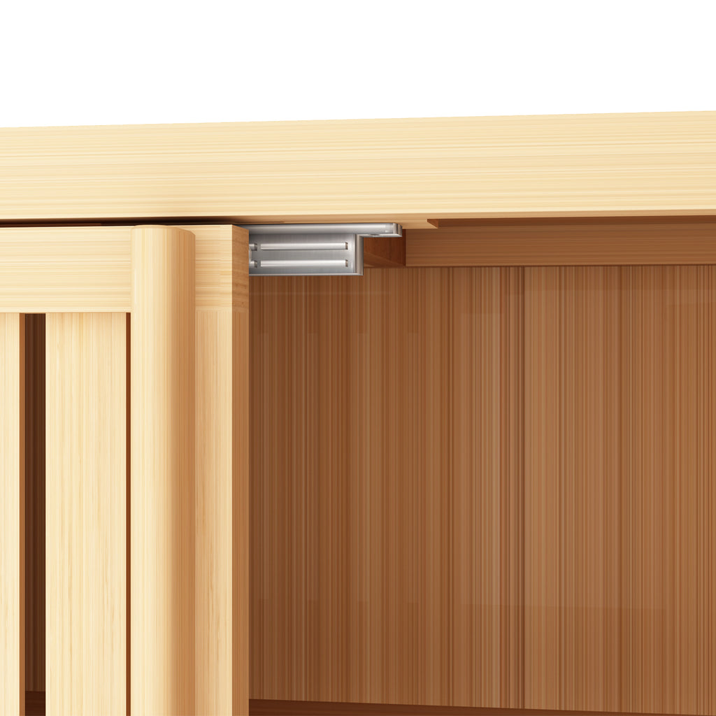 Large Capacity Bamboo Storage Cabinet Furniture for Bathroom Living Room Bathroom Bamboo Storage Cabinet With Shelves - Grand Goldman Shop