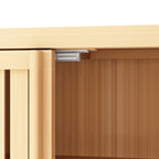 Large Capacity Bamboo Storage Cabinet Furniture for Bathroom Living Room Bathroom Bamboo Storage Cabinet With Shelves - Grand Goldman Shop