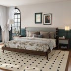 Modern King Bed Frame Set with 2 Nightstands, Light Gray Wood Platform Bed with Headboard and Matching Bedside Tables for Bedroom - Grand Goldman Shop