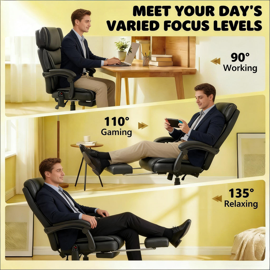 Soft Computer Chair,Massage Chair,High Back Chair,Office Chair - Grand Goldman