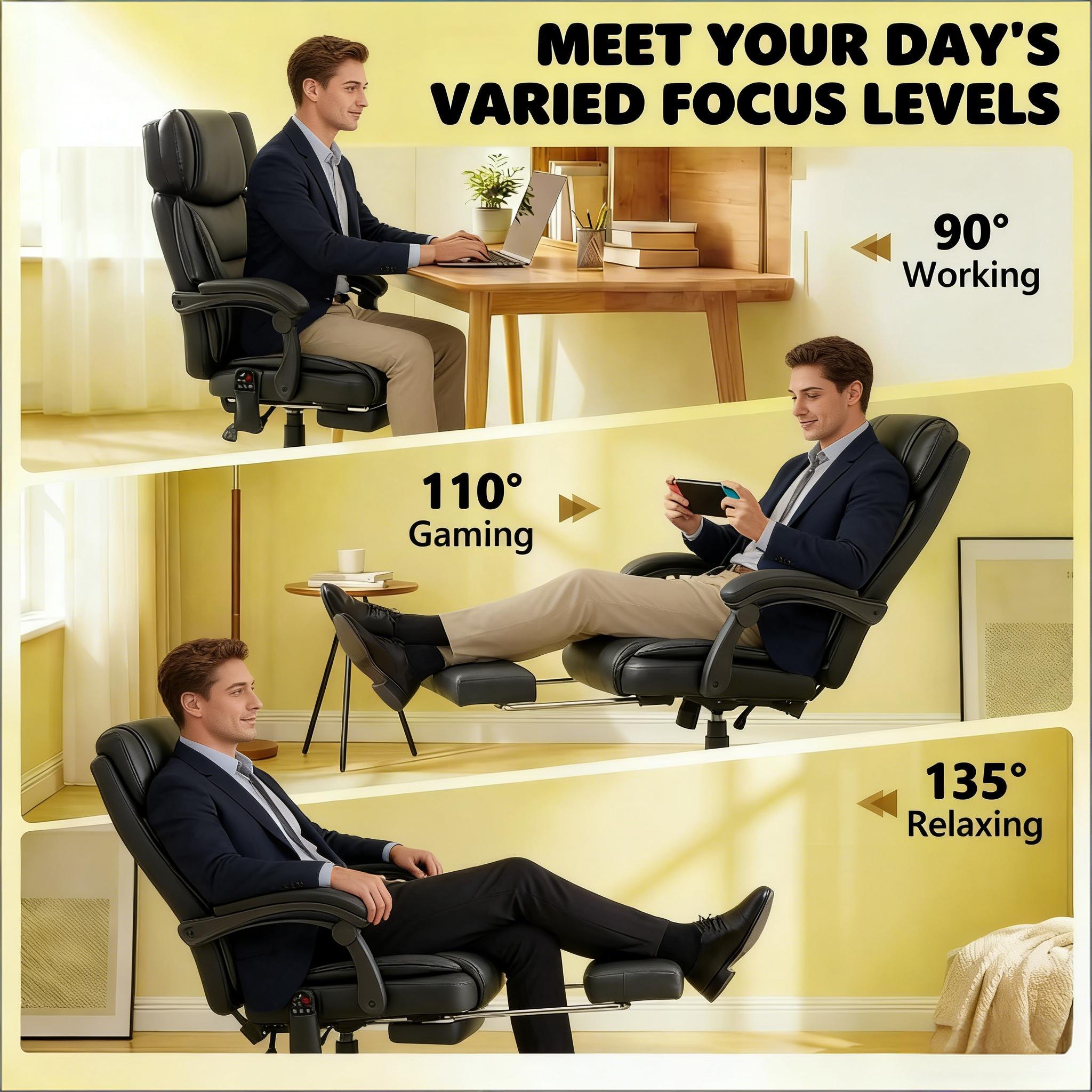 Soft Computer Chair,Massage Chair,High Back Chair,Office Chair - Grand Goldman
