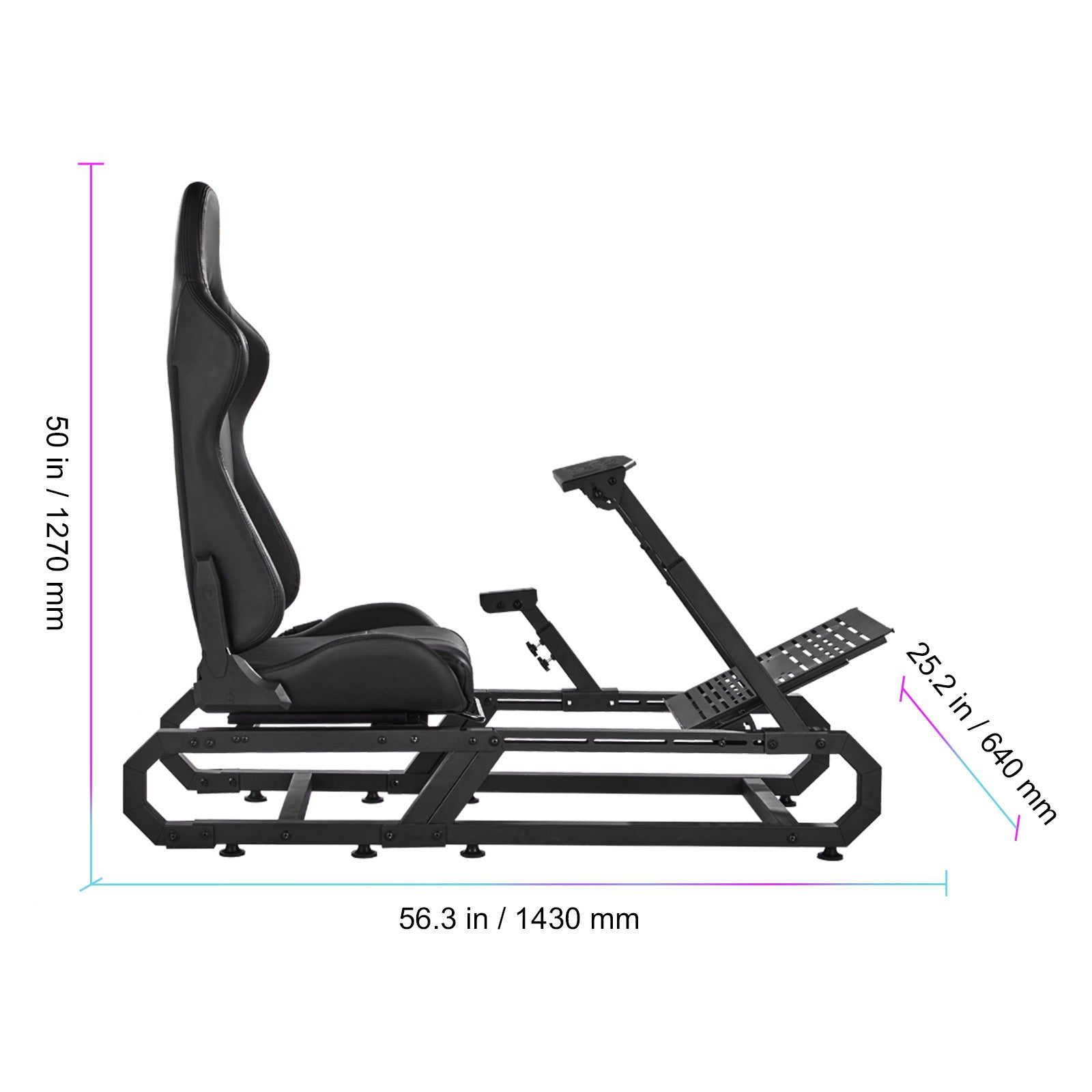 Heavy Duty Racing Wheel Stand for Logitech G923/G920/G29 Max330LBS Compact - Grand Goldman
