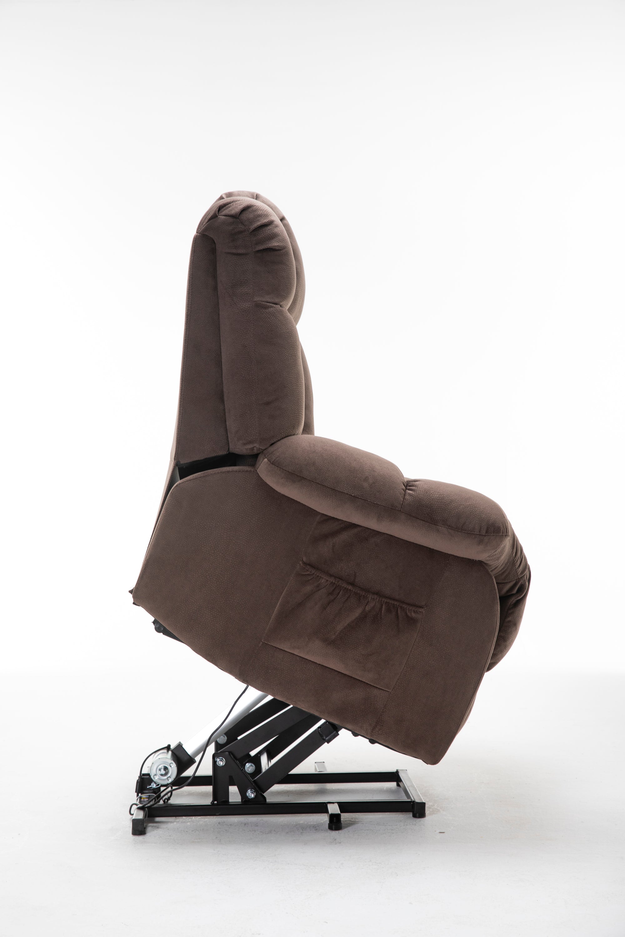 Power Lift Recliner Chair for Elderly- Heavy Duty and Safety Motion Reclining Mechanism-Fabric Sofa Living Room Chair - Grand Goldman Shop