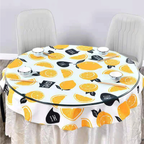 size:18.11 inch.Tempered glass table top round transparent table surface round glass table top round glass sheet. - Grand Goldman Shop