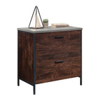 Lateral File with Full-Extension Slides, Dark Walnut finish - Grand Goldman
