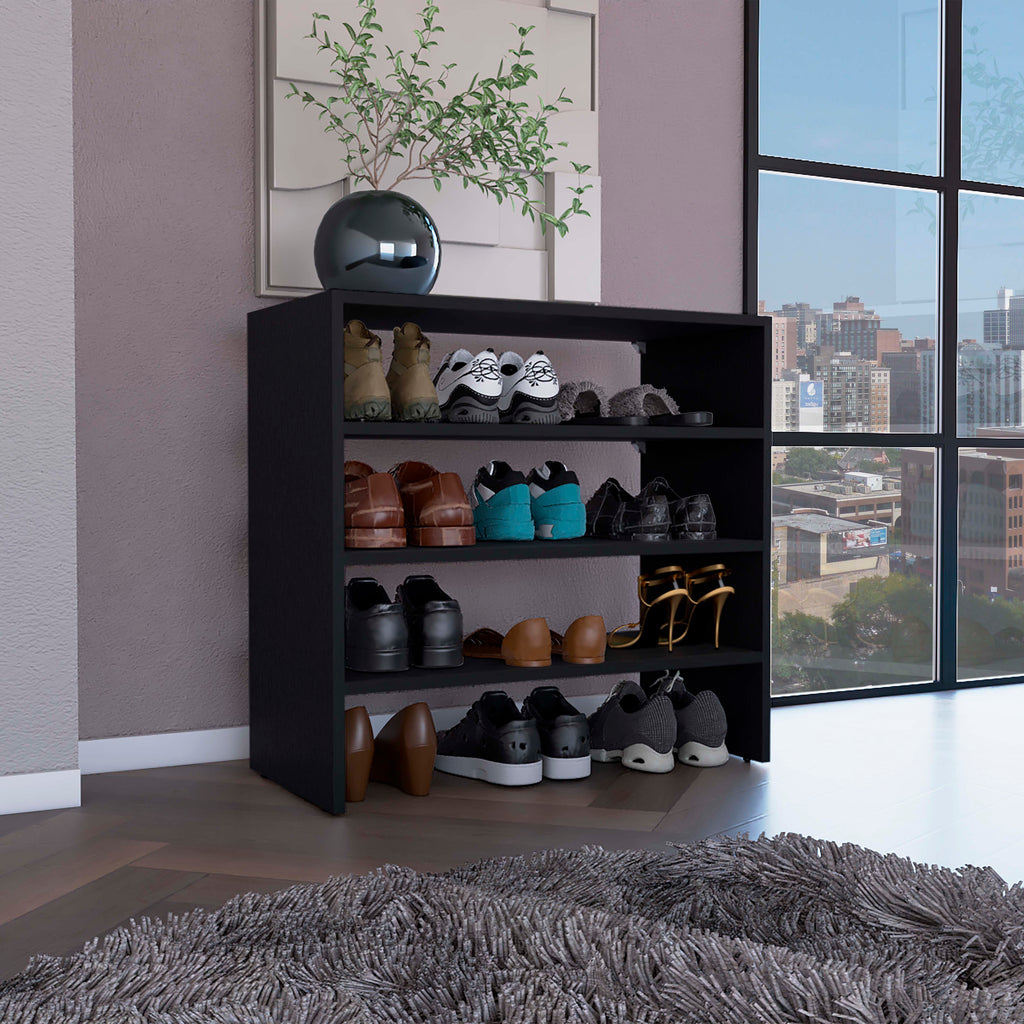 Basic 23' Wide 2-tier shelf Stackable Shoe Rack - Grand Goldman Shop