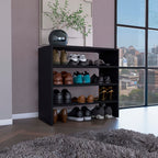 Basic 23' Wide 2-tier shelf Stackable Shoe Rack - Grand Goldman Shop
