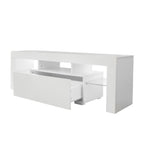 Entertainment TV Stand, Large TV Stand TV Base Stand with LED Light TV Cabinet. - Grand Goldman Shop
