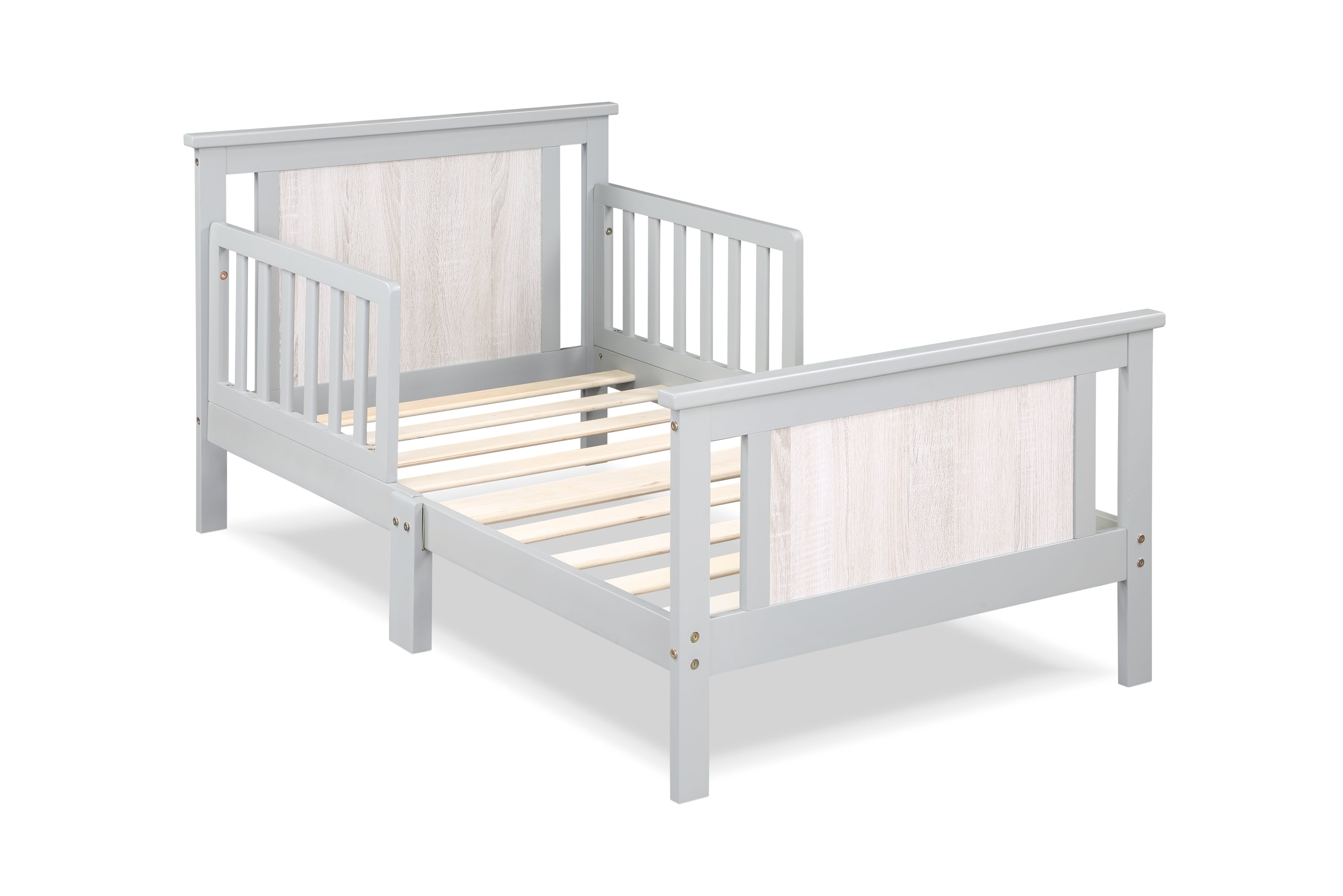 Connelly Reversible Panel Toddler Bed Gray/Rockport Gray - Grand Goldman