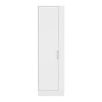Lilo Storage Cabinet, Broom Hangers, Internal Shelves -White | Premium Home Decor - Grand Goldman