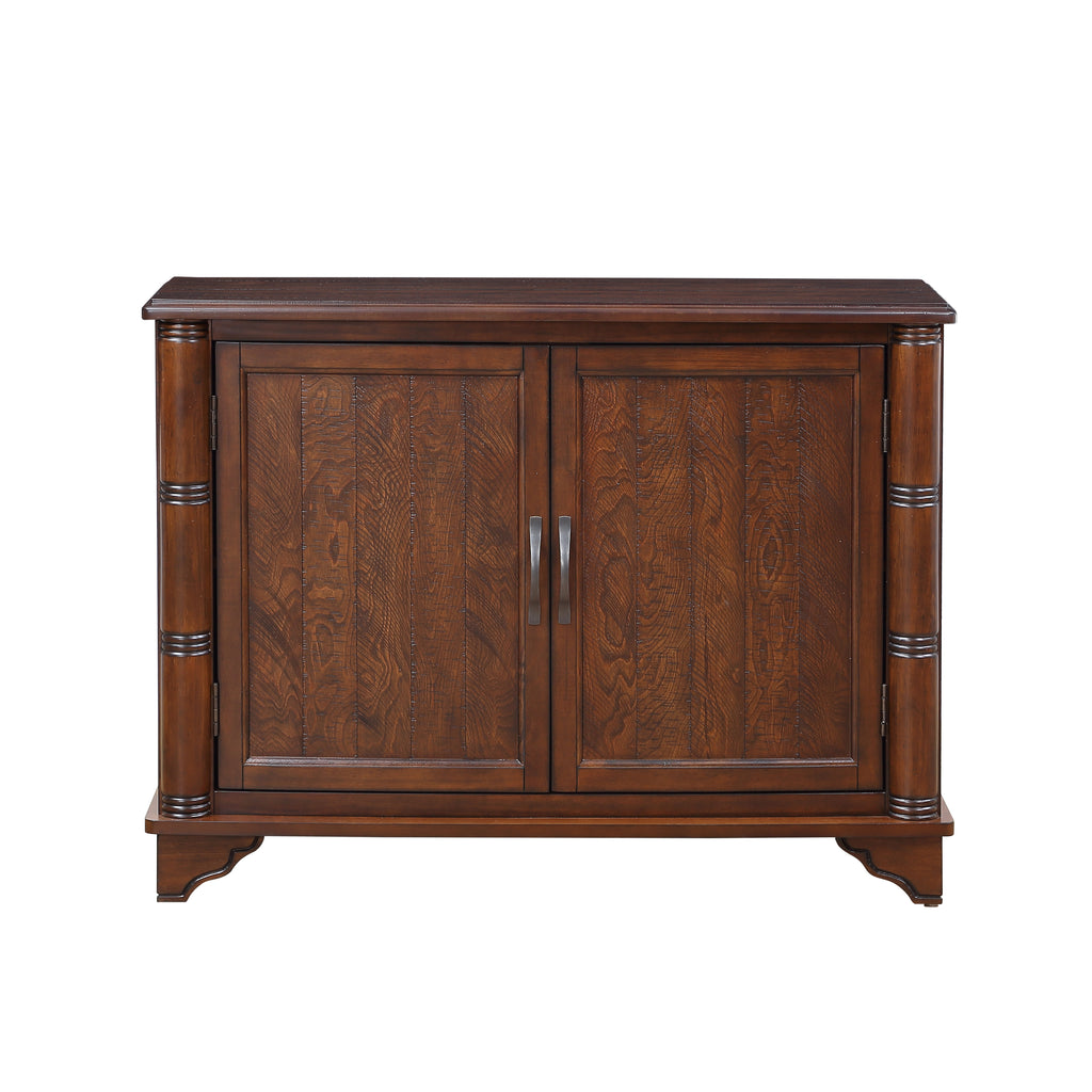 40'  Console Table with Storage Shelf, Retro Entryway Table with Adjustable Storage Shelf, Sofa Couch Table for Hallway, Entry Way, Living Room, Foyer, Light Espresso - Grand Goldman Shop