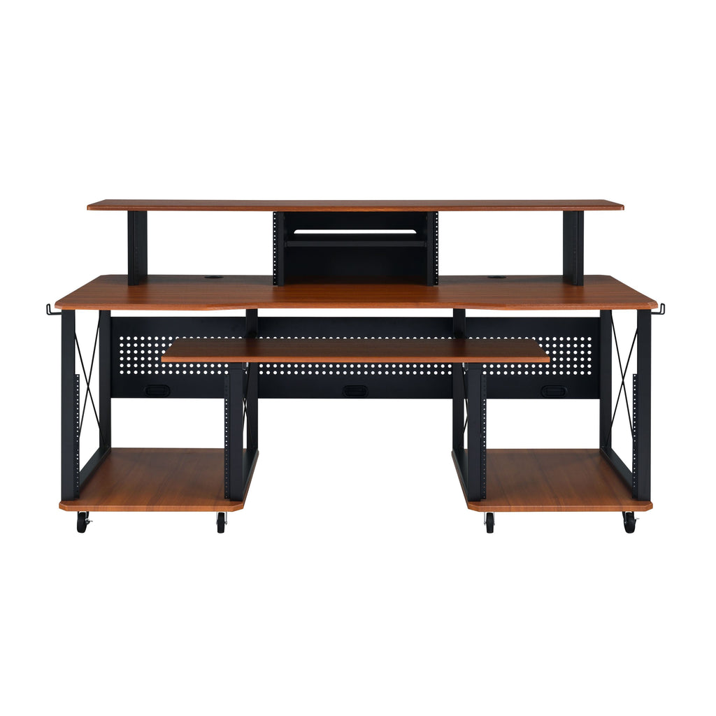 Megara Cherry & Black Finish Music Desk | Premium Home Decor - Grand Goldman