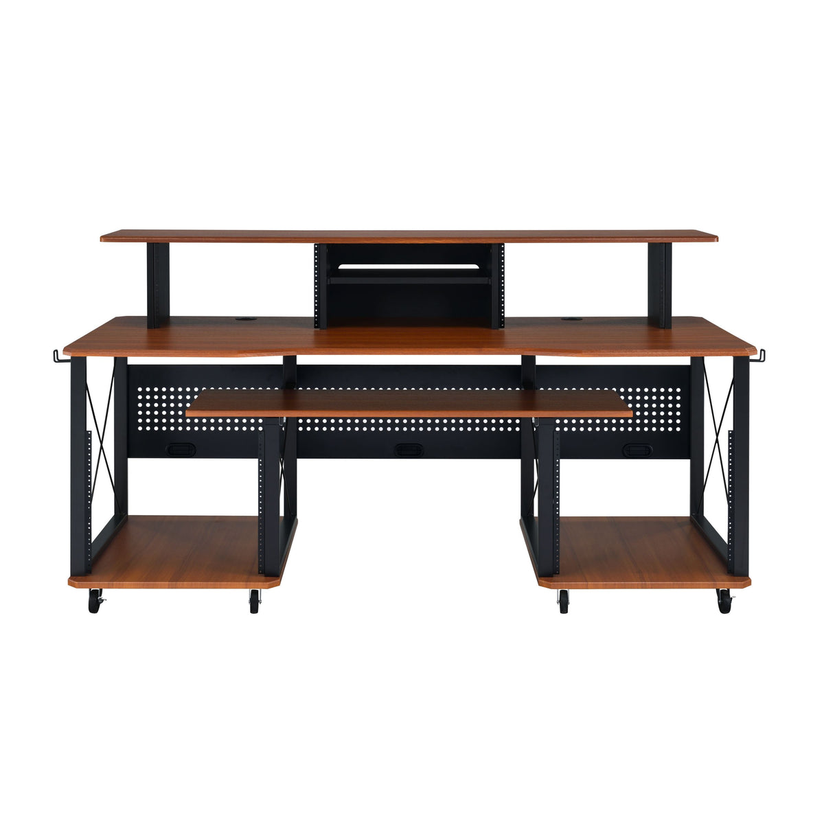 Megara Cherry & Black Finish Music Desk | Premium Home Decor - Grand Goldman