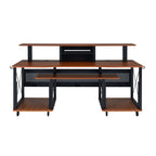 Megara Cherry & Black Finish Music Desk | Premium Home Decor - Grand Goldman