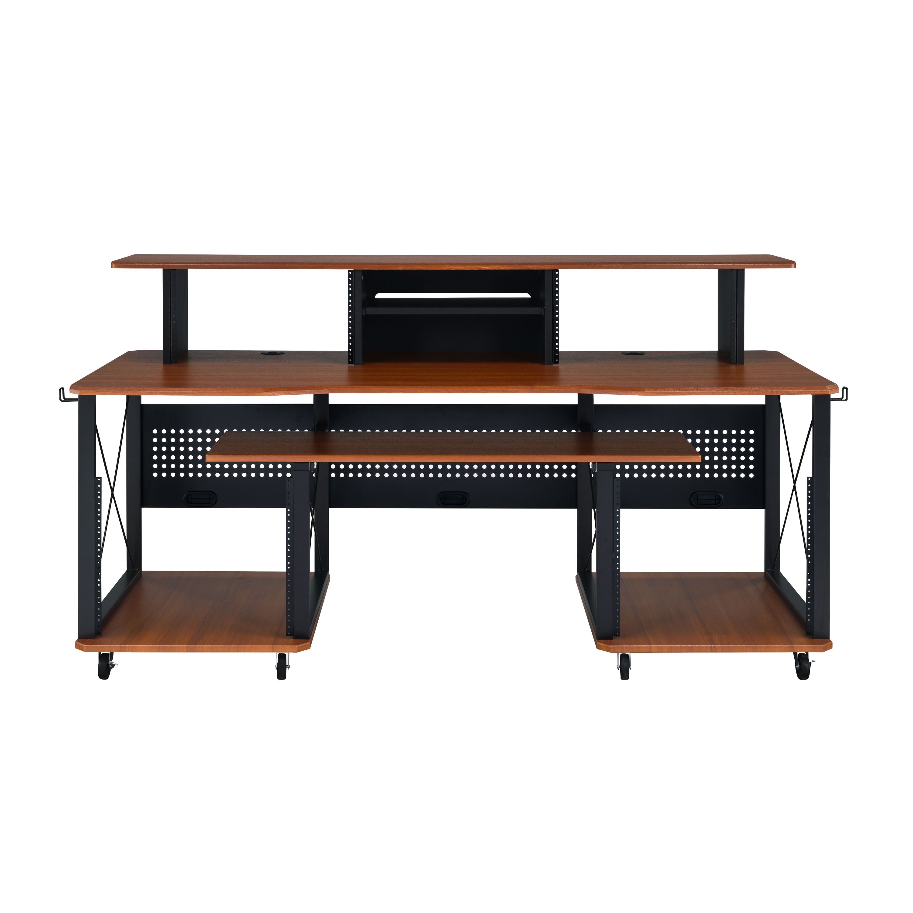 Megara Cherry & Black Finish Music Desk | Premium Home Decor - Grand Goldman