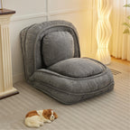 [VIDEO provided] Human Dog Bed ,Lazy Sofa Couch ,5 Adjustable Position,sit,sleep,fold,suit to put in bedroom, living room ,Space Saving Design,Gray - Grand Goldman Shop