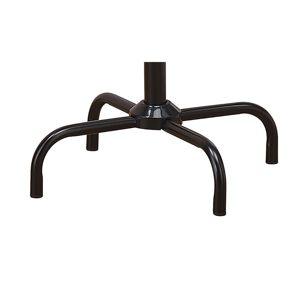 Modern Black Metal Coat Rack with Three-Tier Hooks for Entryway or Mudroom - Grand Goldman Shop