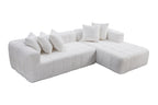 107.9'Cloud Modular Sectional Sofa Couch with L-Shape Chaise,Modern Minimalist Upholstered Couches for Living Room Bedroom,Deep Seat Corner Couch,No Assembly Required - Grand Goldman Shop