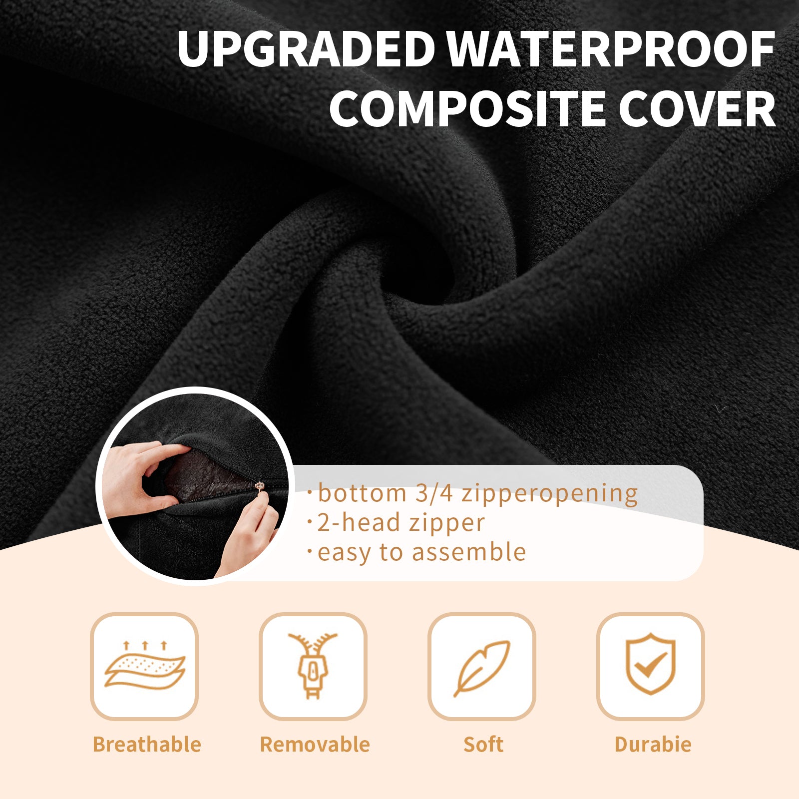4FT bean bag chair, memory foam filling, adult and teen bean bag chair, soft sofa with  flannel cover, round sofa for living room, bedroom, college dorm. - Grand Goldman Shop