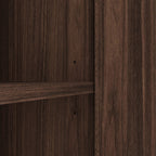 Sideboard Buffet Cabinet with Storage, Long Sideboard Storage Cabinet with 4 Doors, Wood Credenza Console Coffee Bar Cabinets with Adjustable Shelves for Living Room Kitchen Dining Room Walnut - Grand Goldman Shop