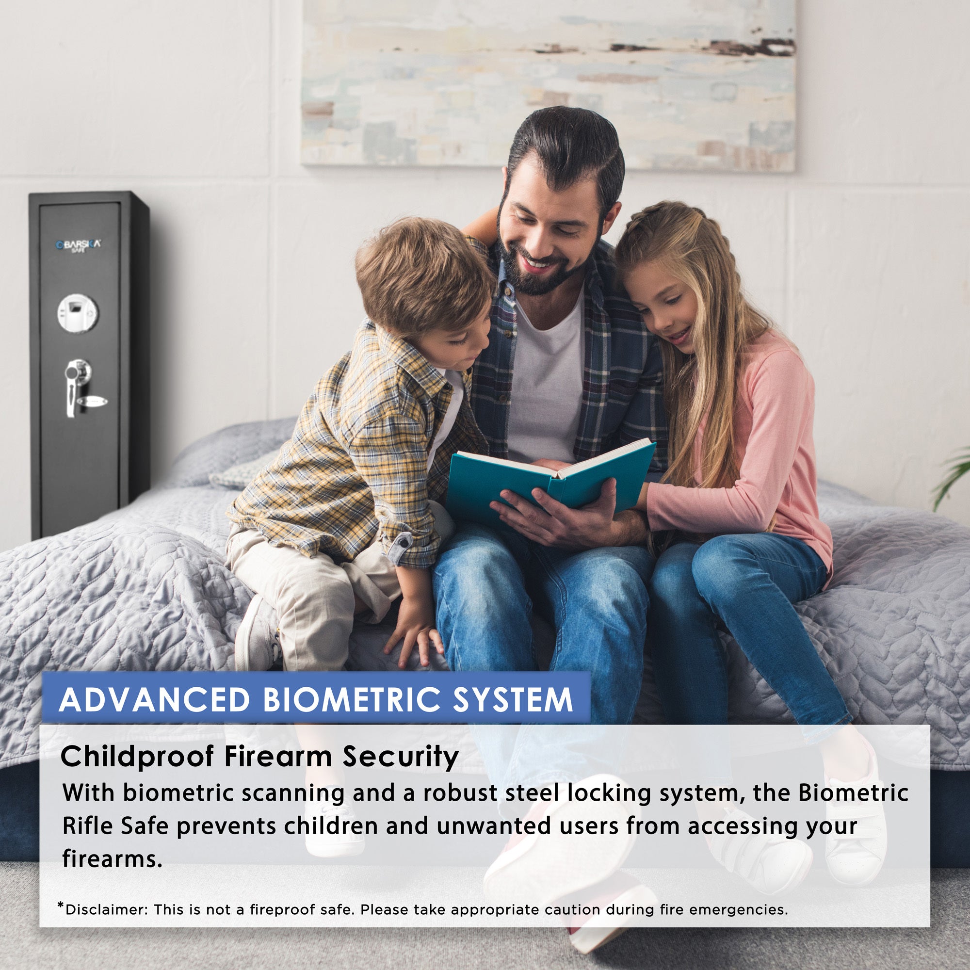Stylish 1 83 Cu Ft Biometric Rifle Safe - Available at Grand Goldman