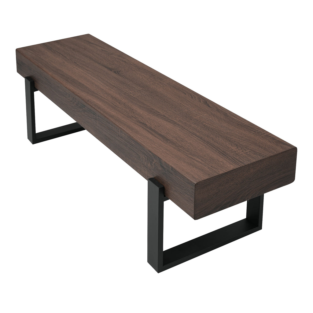 59' Dining Bench, Farmhouse Indoor Kitchen Table Benches, Bed Bench, Industrial Shoe Bench, Entryway Benches - Grand Goldman Shop