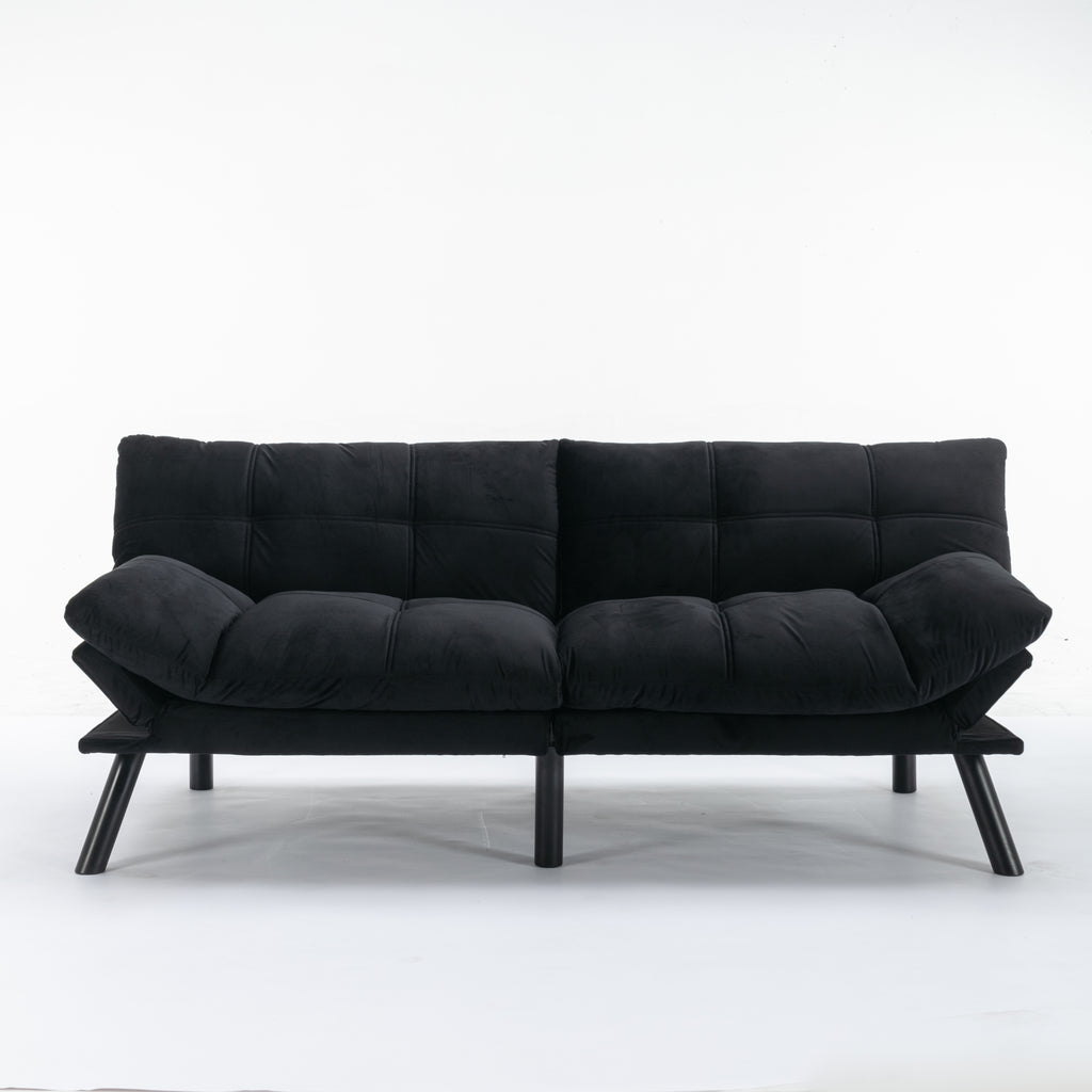 Black Convertible Folding Modern sofa Bed - Grand Goldman Shop