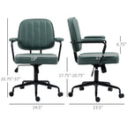 Office Chair, Adjustable for Home & Office, Comfy Seating with Stylish Retro Vibe | Premium Home Decor - Grand Goldman