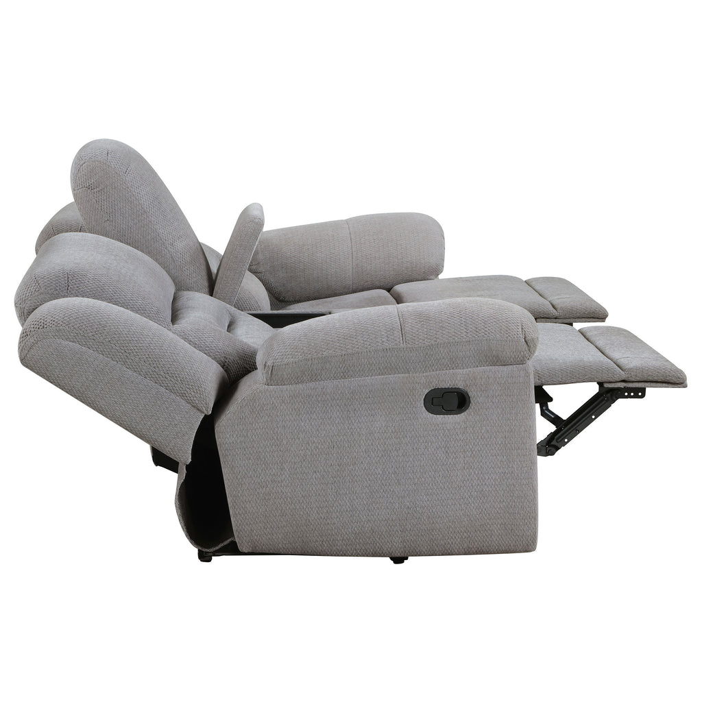 Sebring Grey 3-piece Reclining Sofa Set - Grand Goldman Shop