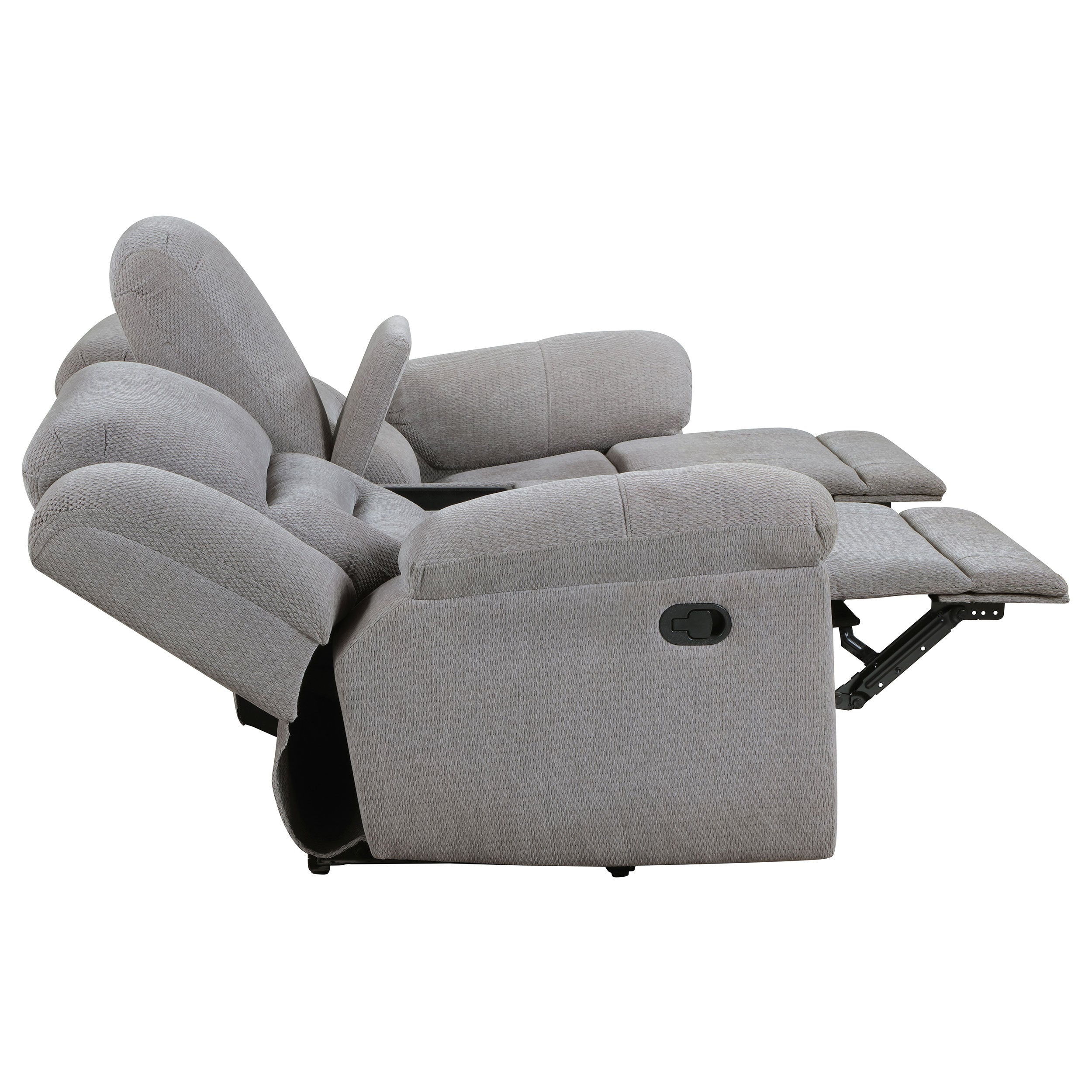 Sebring Grey 3-piece Reclining Sofa Set - Grand Goldman Shop