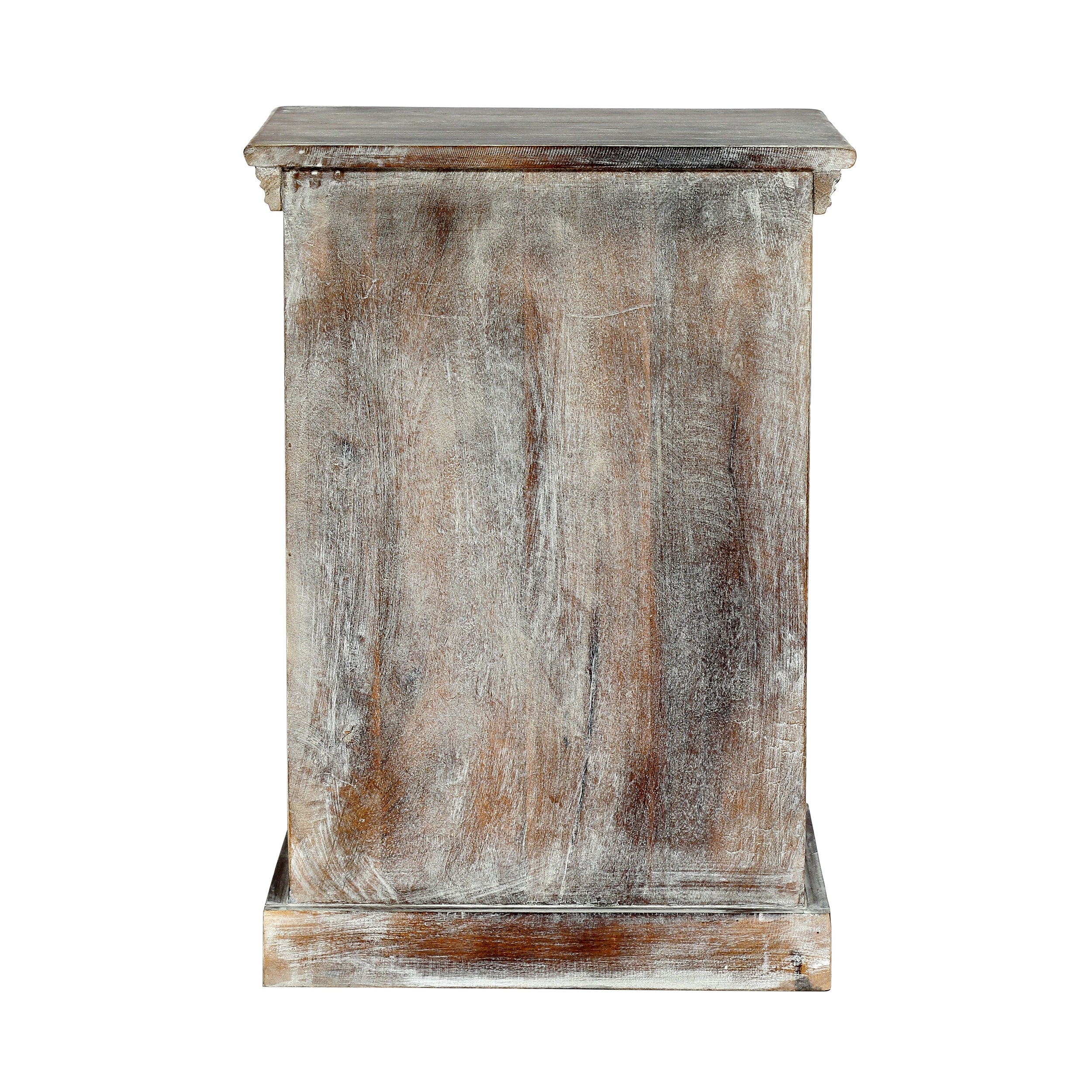 WOODEN NIGHTSTAND WITH 1 DRAWER 1 DOOR - Grand Goldman Shop