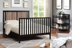 Connelly Changing Table Black/Vintage Walnut | Premium Home Decor - Grand Goldman
