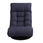 Navy Adjustable Japanese Reclining Floor Chair Sofa with Metal Frame for Living Room & Balcony - Grand Goldman Shop