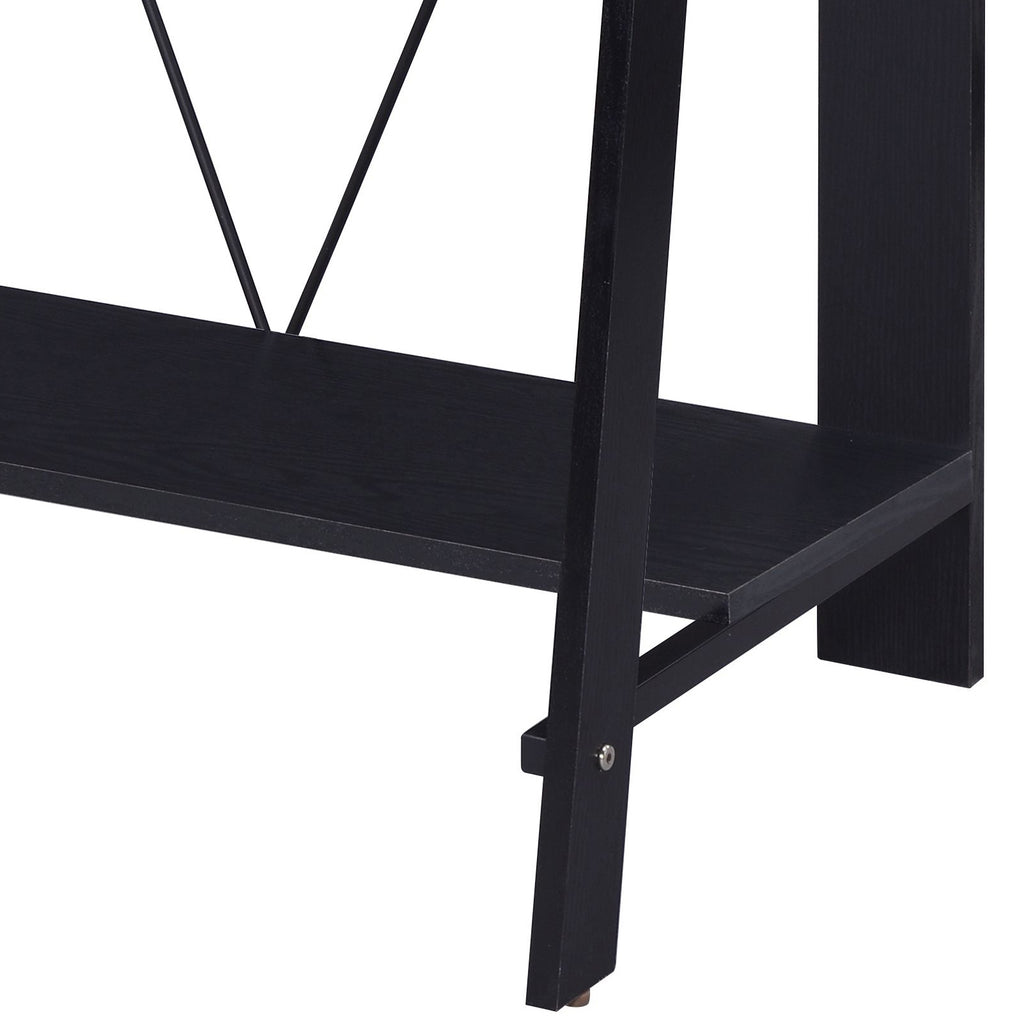 Nypho Black Finish Writing Desk | Premium Home Decor - Grand Goldman