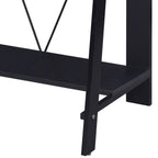 Nypho Black Finish Writing Desk | Premium Home Decor - Grand Goldman