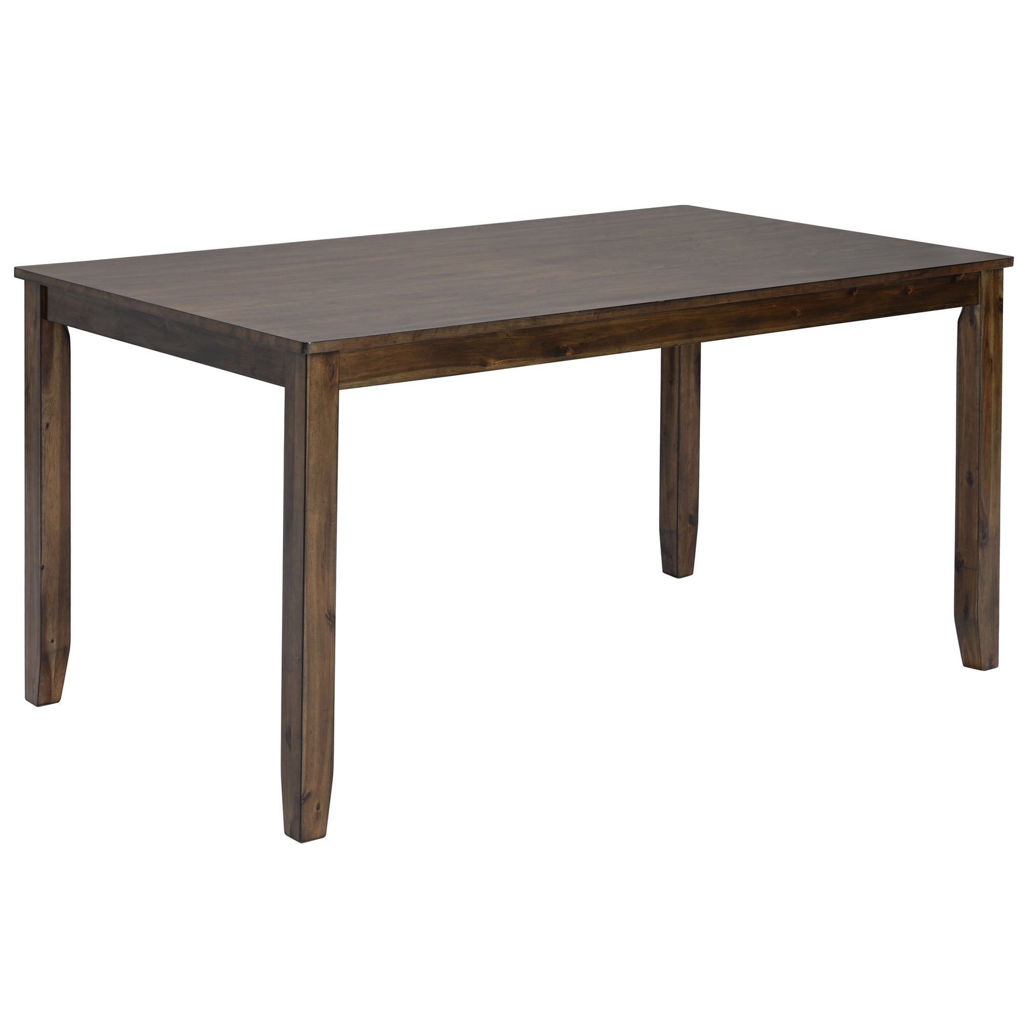 6PCs Kitchen Dining Set, Rectangular Wooden Dining Table with 4 Upholstered Chairs and a Bench, Dining Table Set for 6 People, Living Room, Home Bar and Kitchen, Walnut - Grand Goldman Shop
