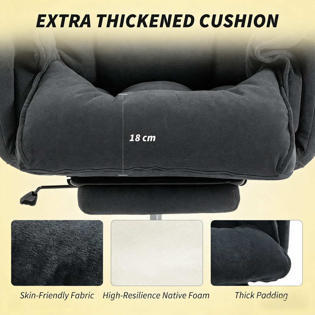 Reclining Desk Chair,High Back Office Chair | Premium Home Decor - Grand Goldman