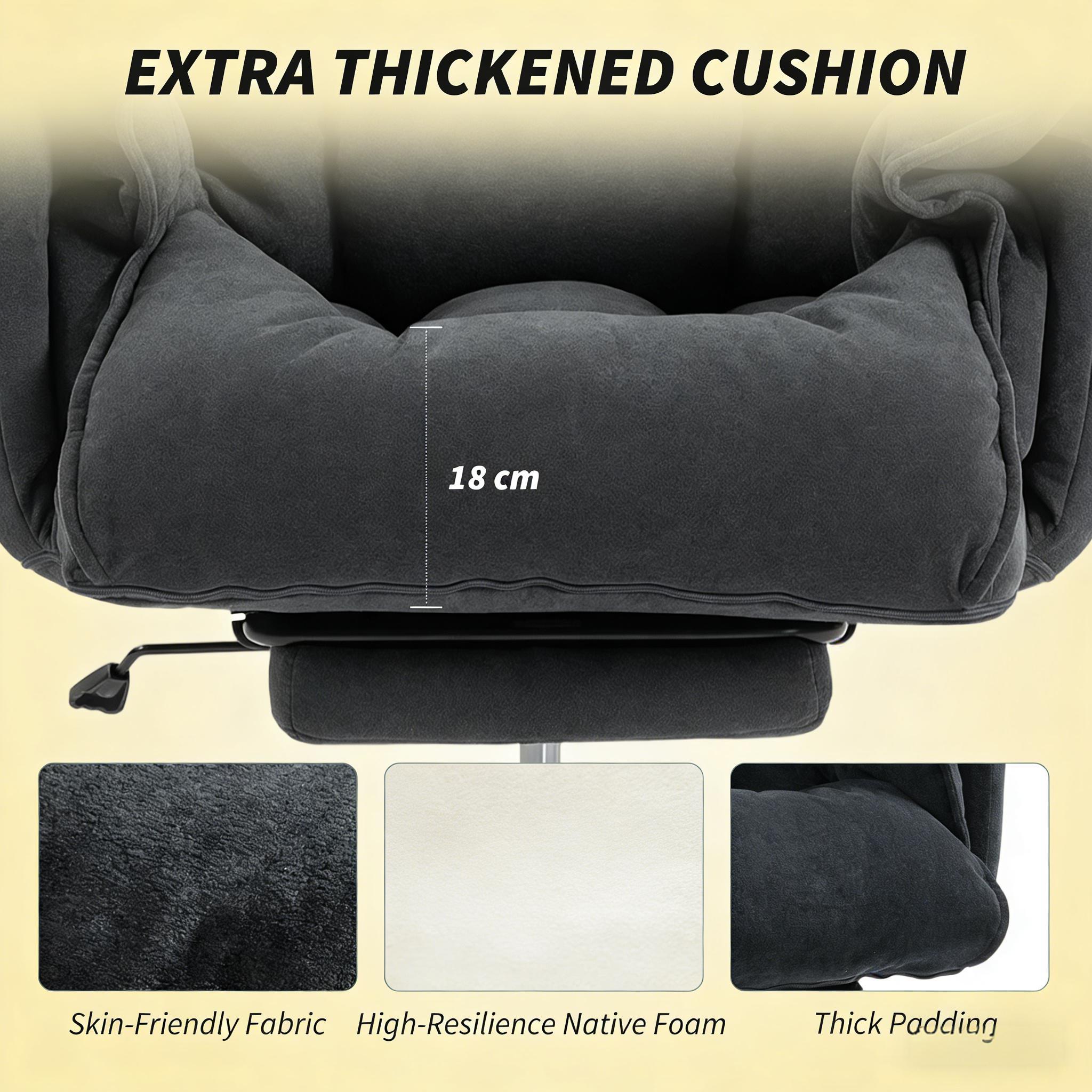 Reclining Desk Chair,High Back Office Chair | Premium Home Decor - Grand Goldman