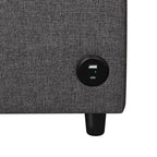 Orisfur Pull Out Sofa Bed Loveseat Sleeper with Twin Size Memory Mattress and USB Ports, Grey Linen, 57.9' - Grand Goldman Shop