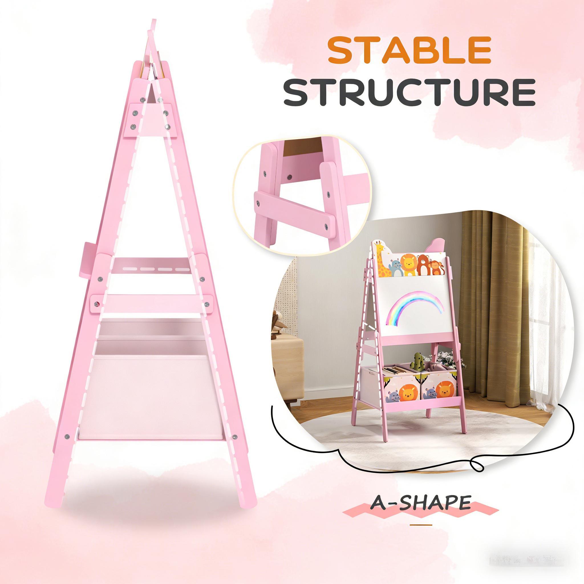 Kids Art Easel,Doubel-Sided Easel - Grand Goldman