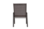 8 Piece Patio Chairs, Outdoor Camping Chairs with Breathable Textilene Fabric, Set of 2 Garden Chairs with Armrest High Backr