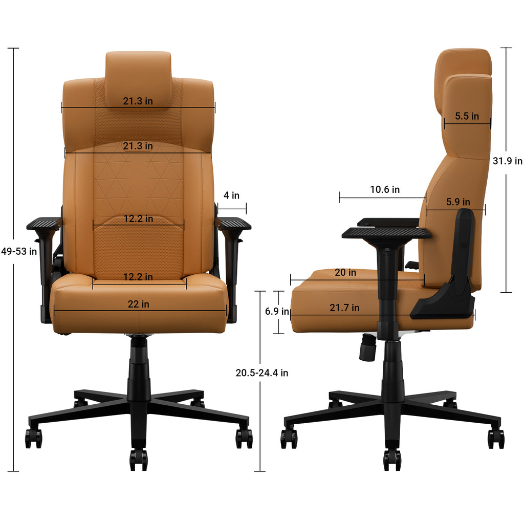 BestOffice PC Gaming Chair Ergonomic Office Chair Desk Chair with Lumbar Support Flip Up Arms Headrest PU Leather Executive H