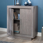 Storage Cabinet with Functional Design, Medium Gray finish - Grand Goldman