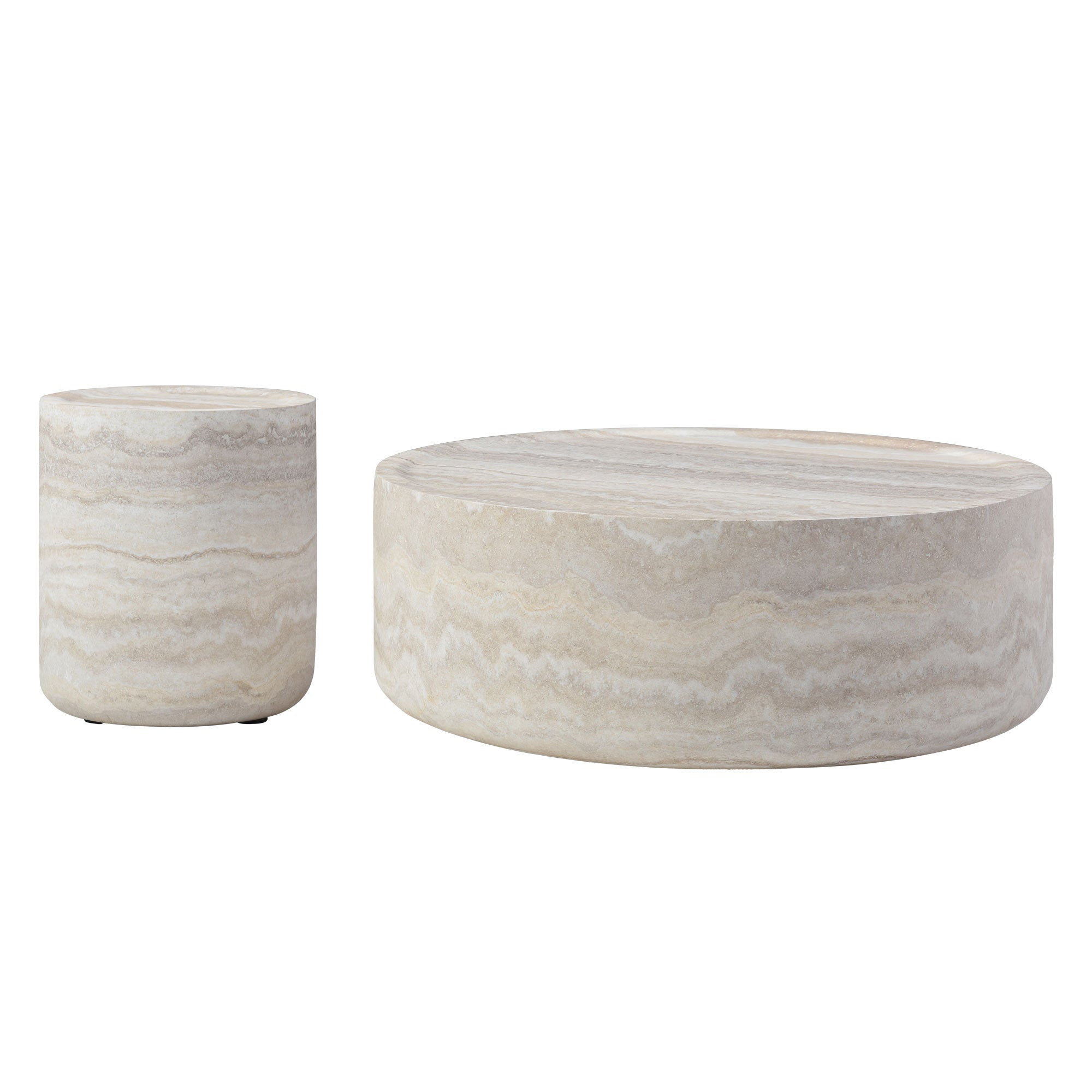 15.74 inch Faux MARS marble Pattern Coffee Tables for Living Room Round Tea table for Living Room, No Need Assembly. - Grand Goldman Shop