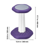 Kids Wobble Chair, Active Chair with Sponge Cushion, Wobble Stool Improves Focus, Posture and Calm Children, Ideal for School