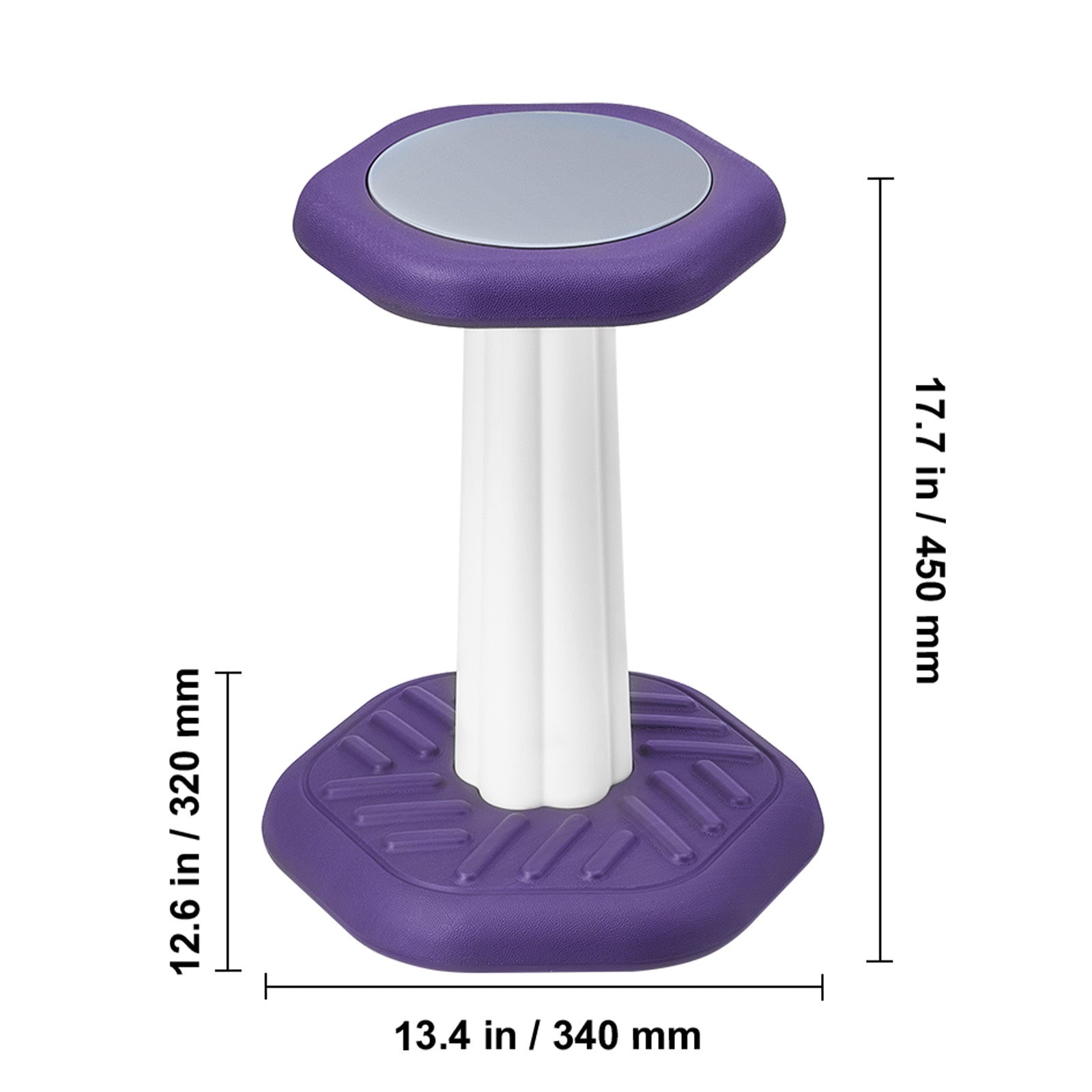 Kids Wobble Chair, Active Chair with Sponge Cushion, Wobble Stool Improves Focus, Posture and Calm Children, Ideal for School
