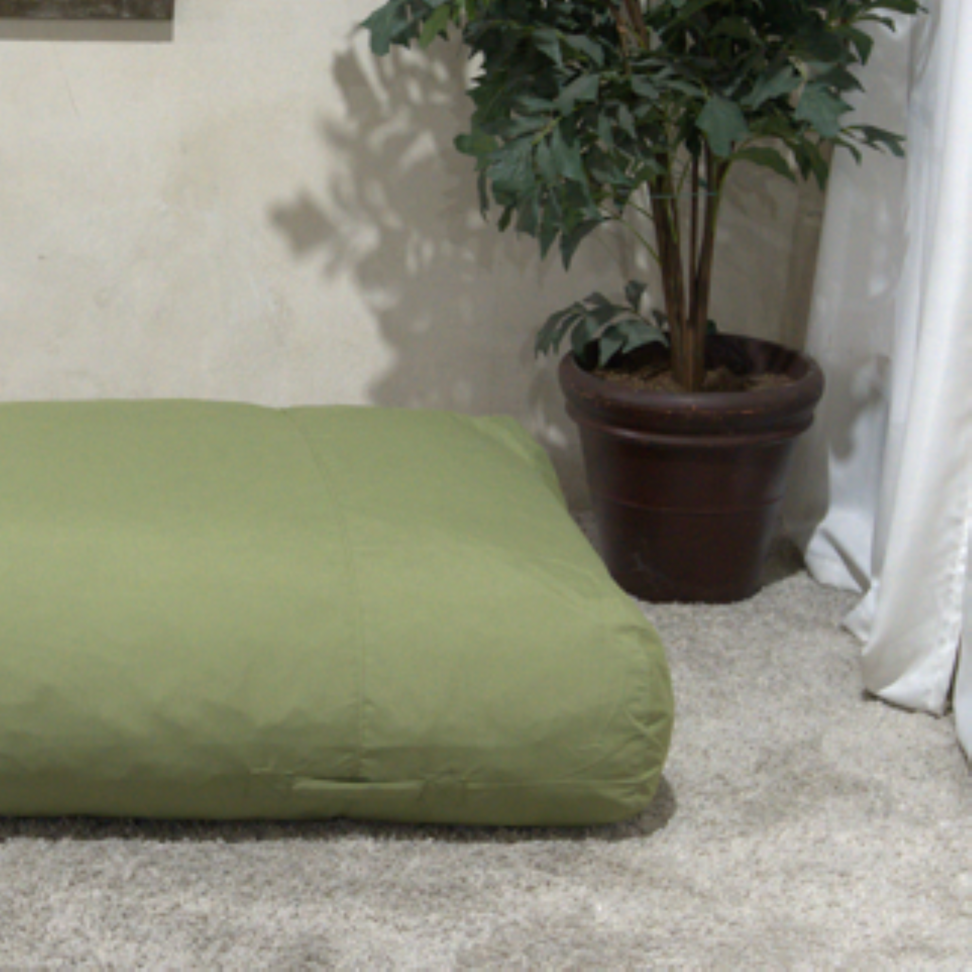 Kasper Water Resistant 6'x3' Lounger Bean Bag, Green, Waterproof Fabric, Rectangular Design - Grand Goldman Shop
