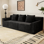 71' 3Setaser Sofa,Corduroy Fabric,Deep Seat Couches,Comfy Loveseat Sofa,No Assembly,1pcs for Living room, Bedroom,Conference room ,Apartment - Grand Goldman Shop