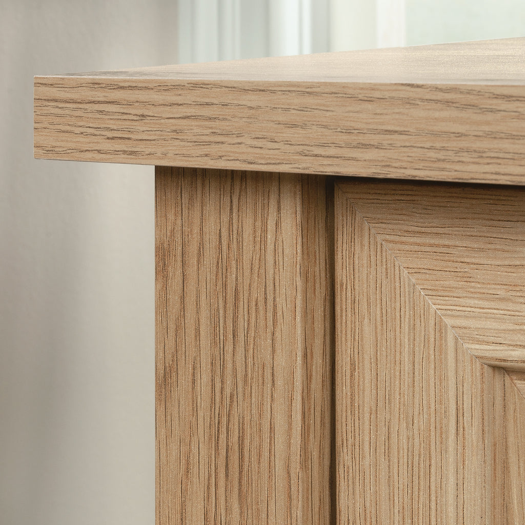 Lateral File with Farmhouse Style, Brown finish - Grand Goldman