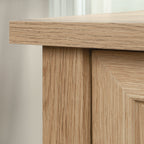Lateral File with Farmhouse Style, Brown finish - Grand Goldman